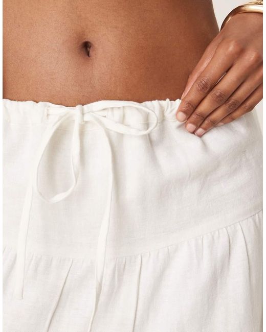 Nobody's Child Natural Talia Tiered Boho Midaxi Skirt