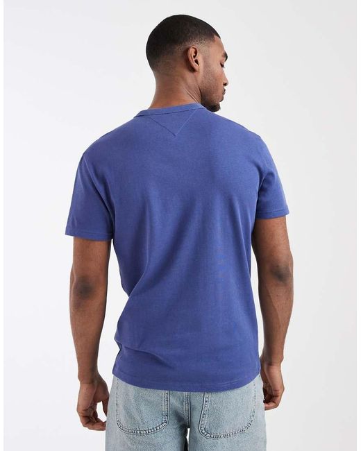 Tommy Hilfiger Blue Badge Logo T-Shirt for men