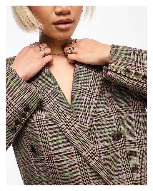 & Other Stories Natural Co-ord Wool Double Breasted Blazer