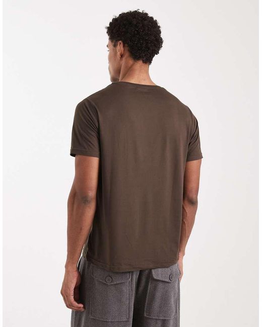 Brave Soul Brown T-shirt for men