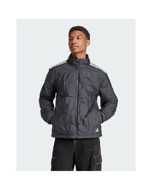 Nuganic - giacca nera termica leggera di Adidas Originals in Black da Uomo