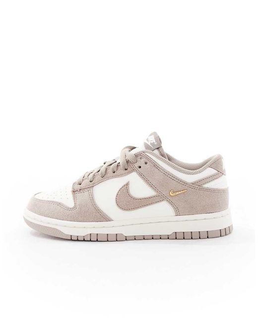 Nike White Dunk Low Trainers