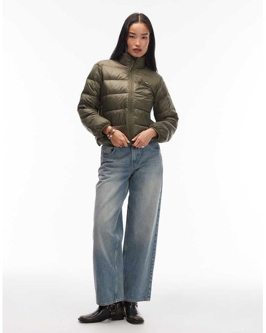 Chaqueta De Plumas Caqui Ligera Con Diseño Plegable Polly De -Verde Levi's de color Multicolor