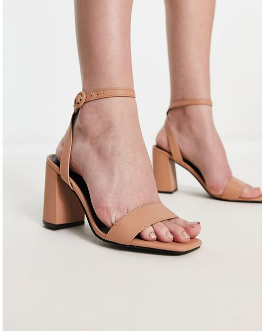 Raid Pink Wink Block Heeled Sandals