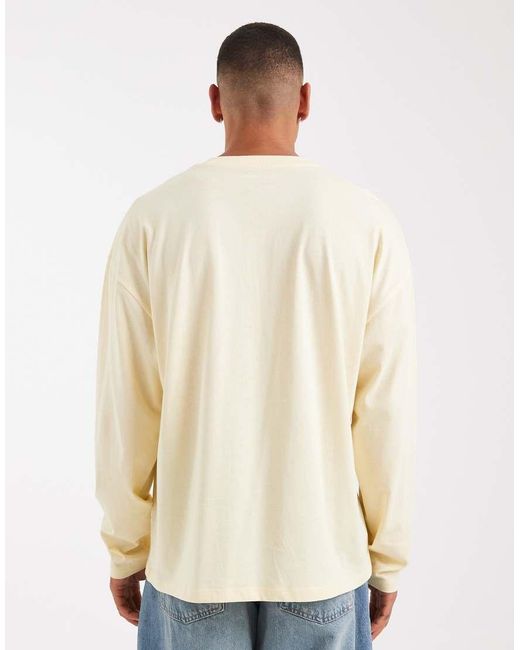 Collusion Natural Unisex Long Sleeve T-shirt
