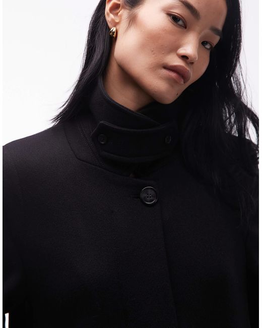 & Other Stories White – maxi-mantel aus wollmix