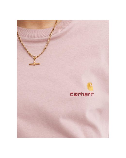 Carhartt Pink – american script – t-shirt