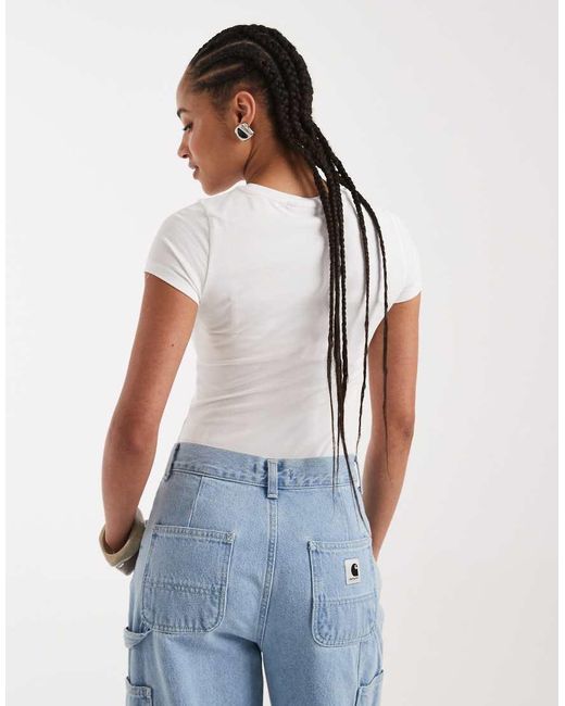 New Look Blue Crew Neck Bodysuit