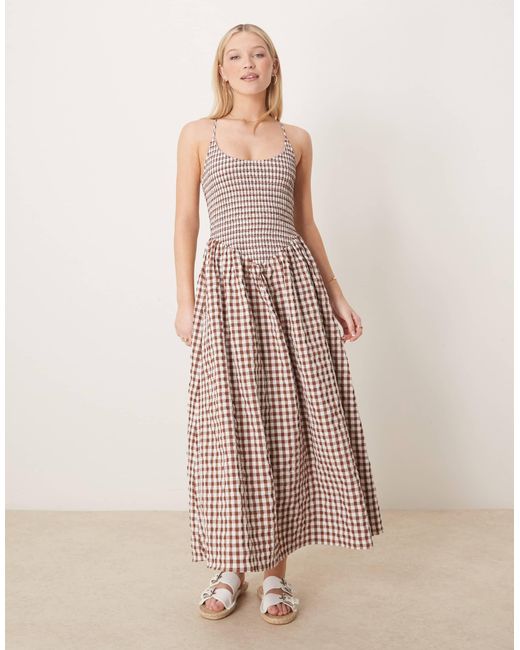 ASOS Natural – maxikleid