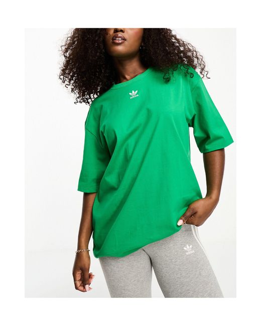 T-shirt a maniche corte di adidas Originals in Verde | Lyst