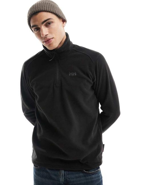 Helly Hansen Black Daybreaker 1/2 Zip Fleece for men