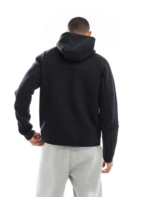 Nike Tech Fleece Hoodie Met Rits in het Black voor heren