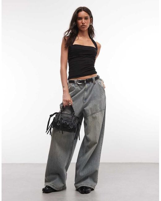 Weekday Black Slim Fit Halter Neck Top