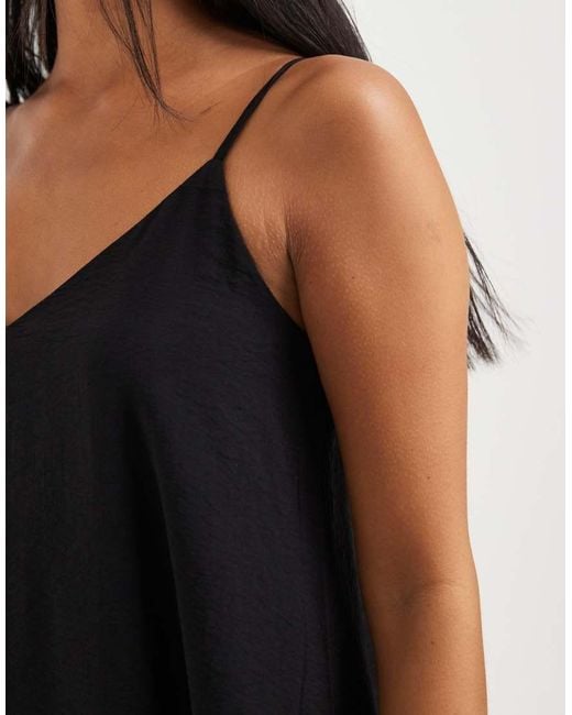 Only Petite Black Cami Maxi Dress