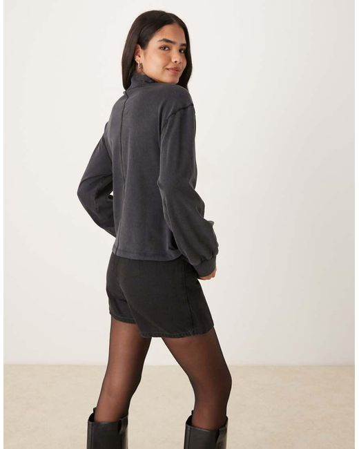 ASOS Black Sweatshirt With Embellishment
