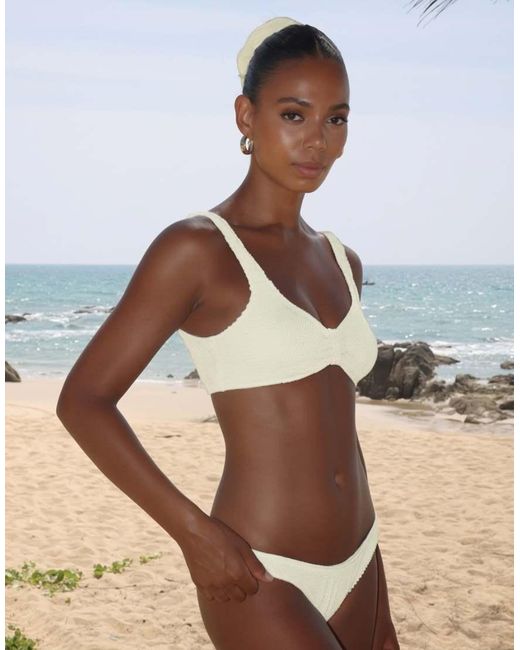 Moda Minx Natural Scrunch Fixed Full Brief Bikini Bottom