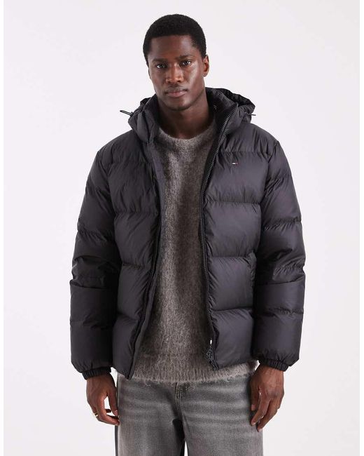 Tommy Hilfiger Gray Essential Down Jacket for men