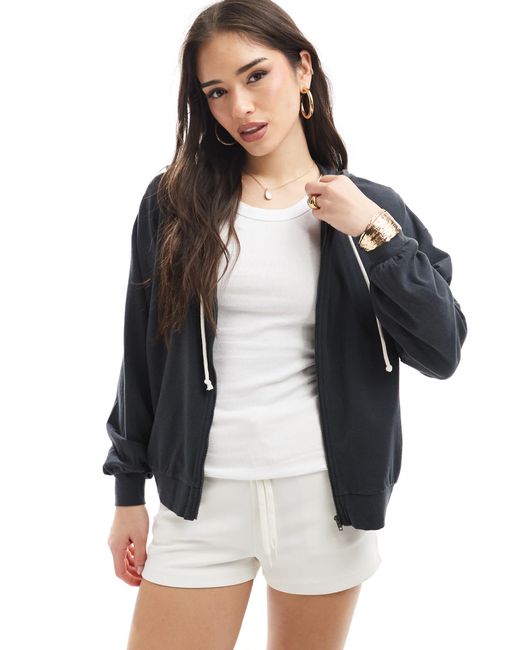 Cotton On Black Cotton on – leichter, superweicher kapuzenpullover