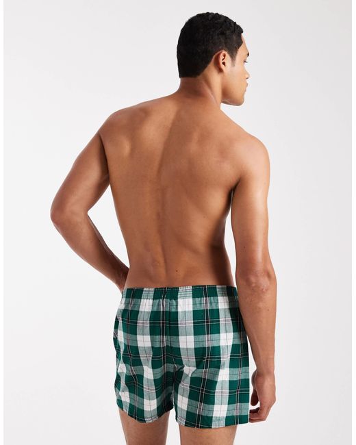 ASOS White 2 Pack Woven Boxers for men