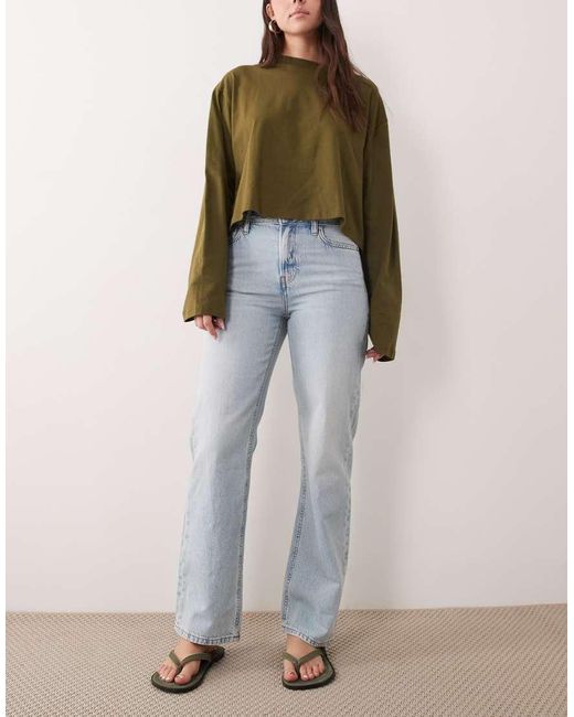 Calvin Klein Blue 90S Straight Leg Jeans