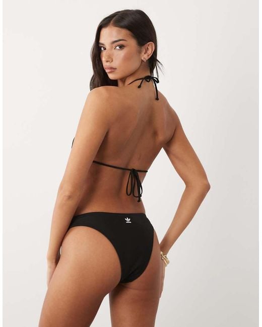 Adidas Originals Brown Adicolour Triangle Bikini Bottoms