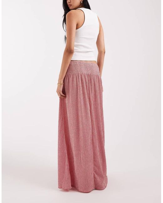 ONLY Pink Maxi Skirt