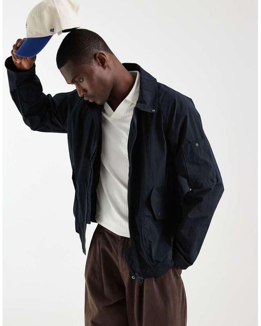 Barbour Blue Re-Engineered Endurance Zip Through Jacket for men
