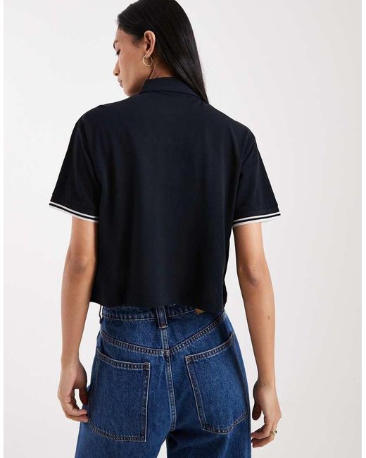 Fred Perry Blue Tipped Sheer Short Sleeve Polo Shirt