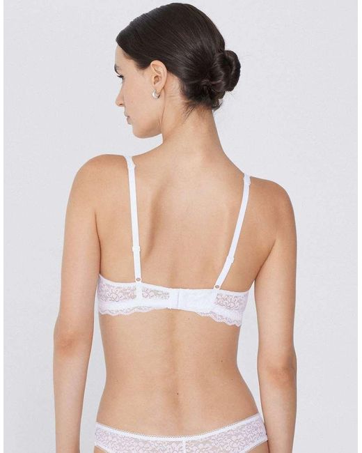 Tezenis White Havana Lace Triangle Bra