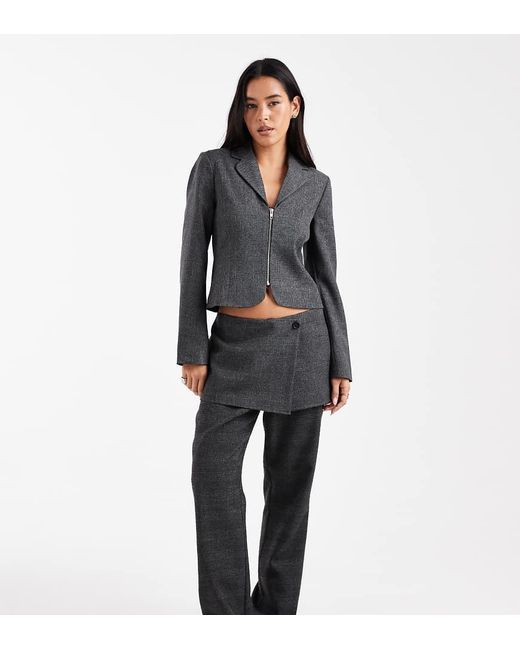 Collusion Black Wrap Skirt Trouser Co-Ord