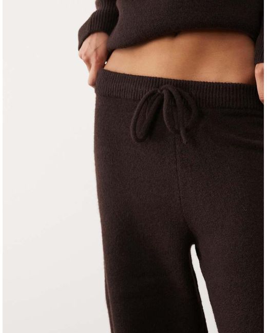 ASOS Brown Wide Leg Trouser Co-Ord