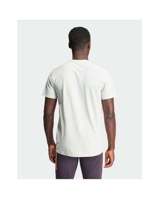 Camiseta verde own the run adidas Originals de hombre de color Blanco | Lyst