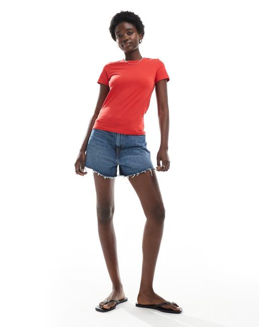 T-Shirt Aderente Rossa di JJXX in Red
