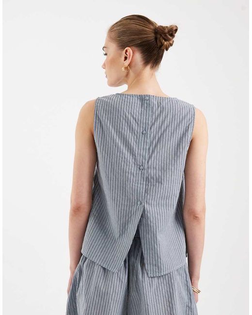 ASOS Blue Shell Top