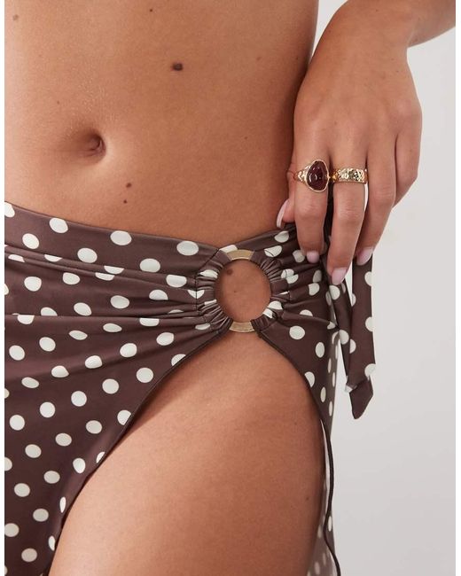 Going Somewhere Black Polka Dot Sarong