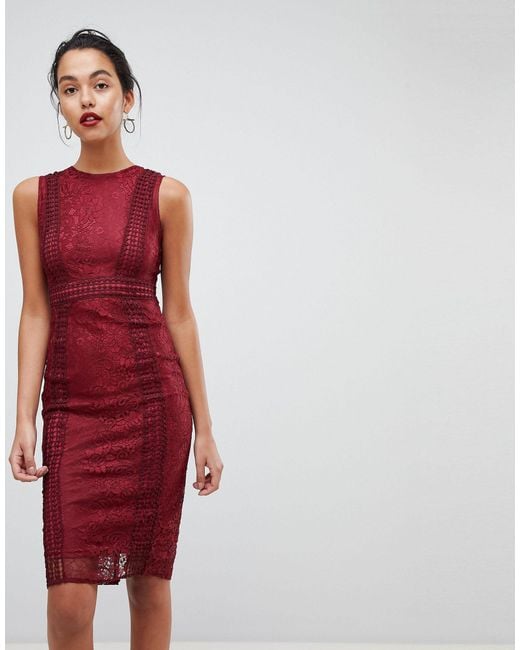 ax paris black crochet dress