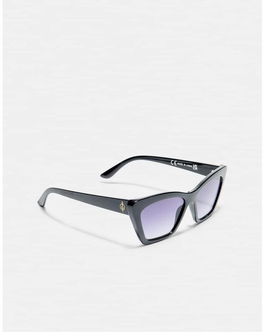 Stradivarius Blue Square Cateye Glasses