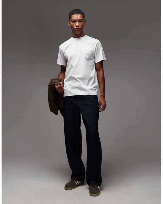 Obey White Established Works Standard 2pack T-shirts for men