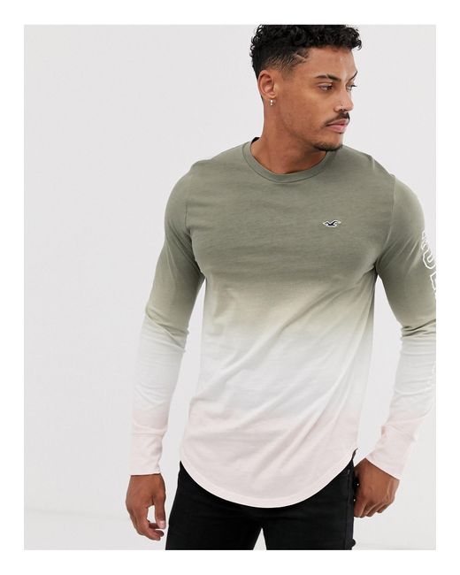 Hollister Cotton Long Sleeve Top in 
