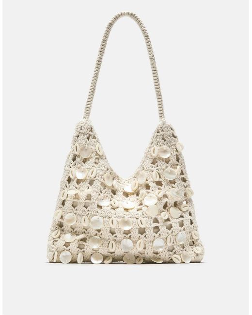 Pull&Bear White – schultertasche