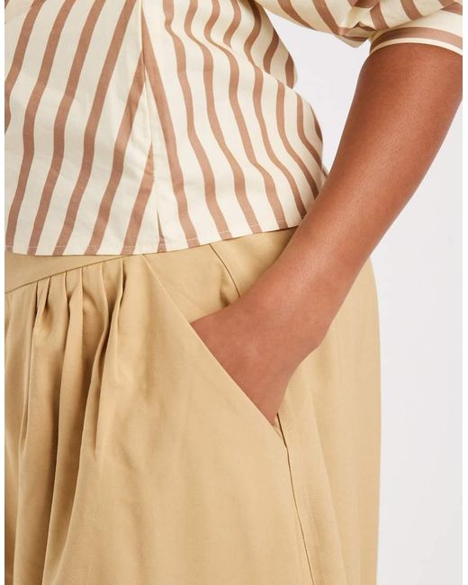 ASOS Natural Curve Tailored Balloon Pants