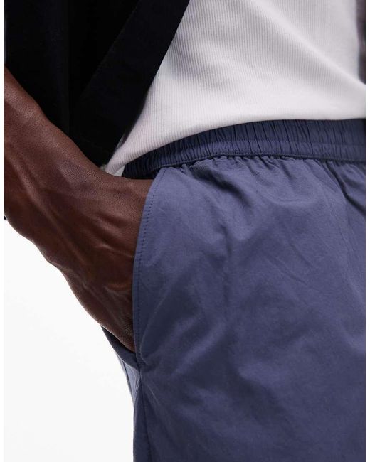 ARKET Blue Cotton Pull-On Shorts for men