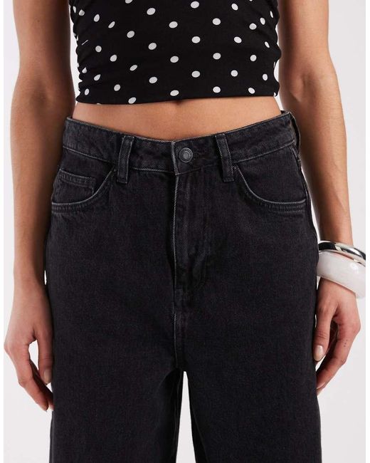 New Look Blue Tapered Barrel Leg Jeans
