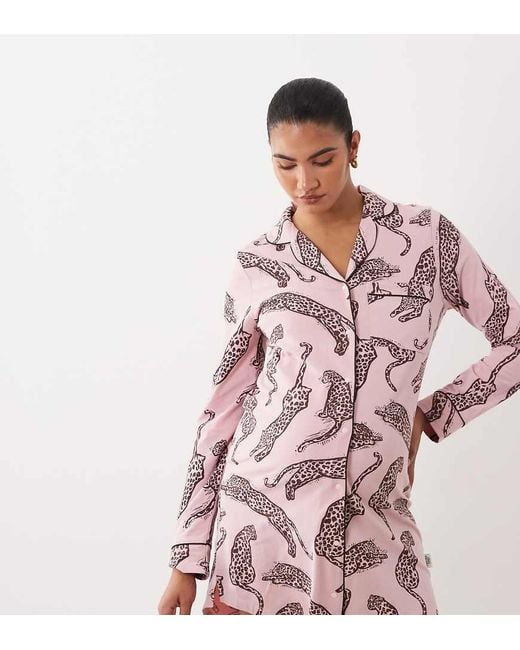 Chelsea Peers Pink Maternity Jersey Nightshirt