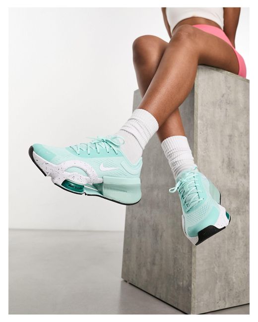 Zoom superrep 4 nn - sneakers blu di Nike in Green