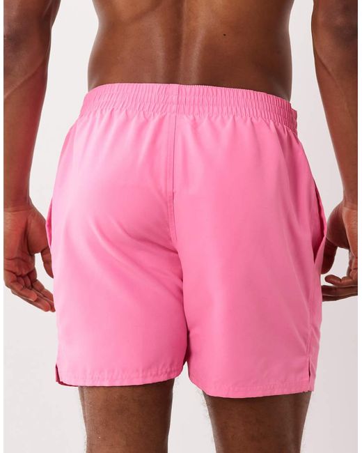 Nike Pink Nike 5 Inch Volley Swim Shorts for men