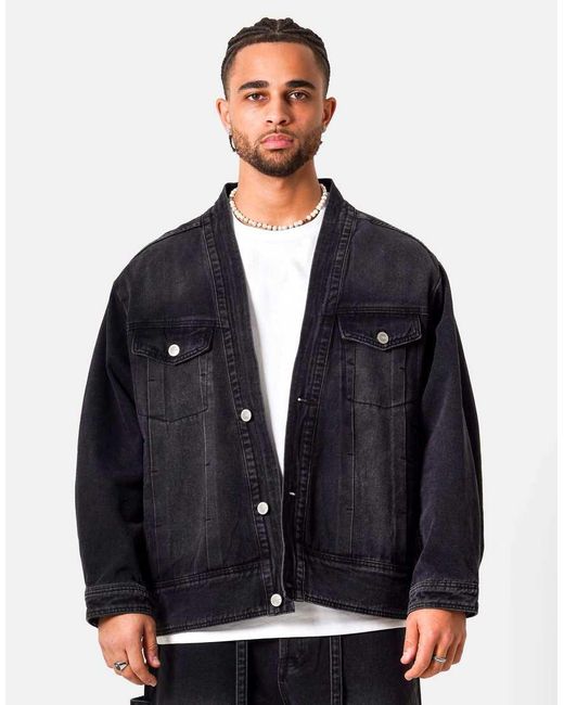 Sixth June Kimono in het Black voor heren