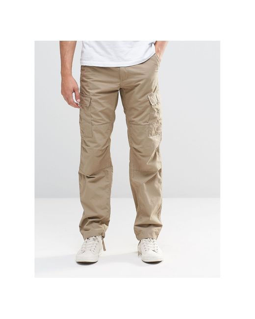 Carhartt WIP Cotton Aviation Cargo Pants in Beige (Grey) for Men | Lyst  Canada