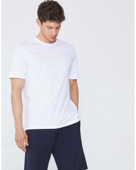Tezenis White Basic Relaxed-Fit Cotton T-Shirt for men