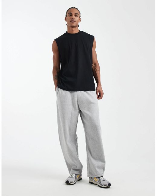 ASOS – basic-tanktop in Black für Herren